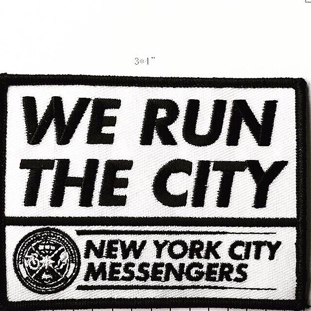 "We Run The City New York City Messengers” Patch