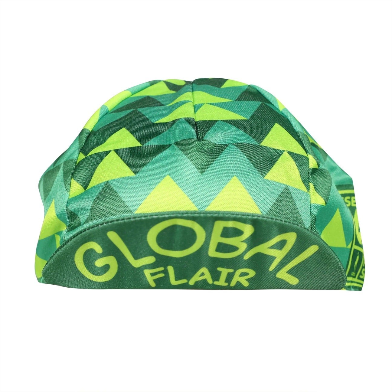 Global Flair Cycling Caps Messenger 841 x Giordana Cycling Apparel Green